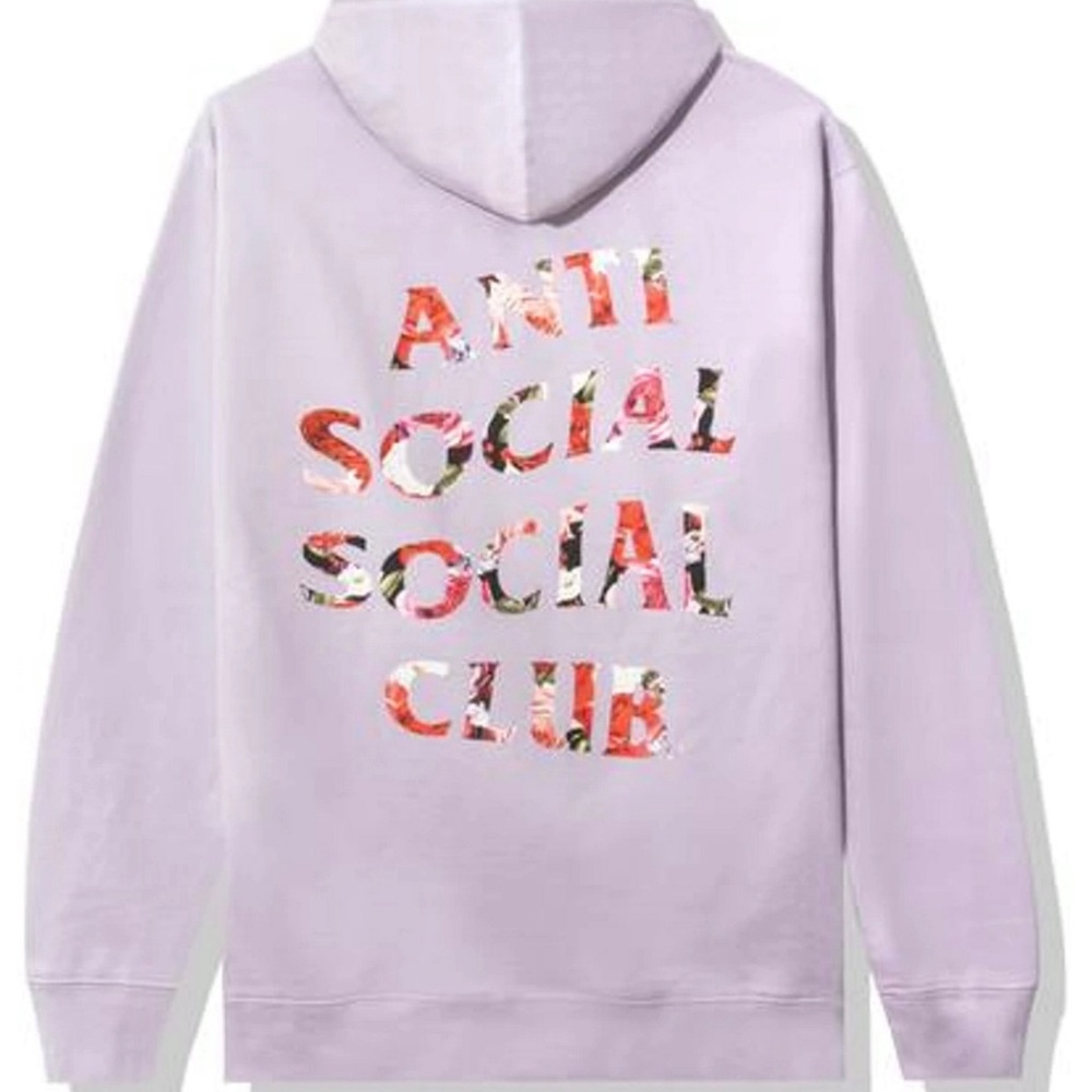 NWT Anti Social Social Club SS21 ASSC Bed Lavender Hoodie XS